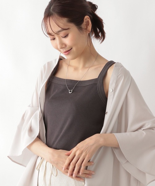 【新品未使用】GARBO ガルボ／キャミソール　タンクトップ　イタリア製　42 セール】Beauteeキャミタンク/992293（タンクトップ）｜GLOBAL
