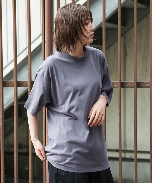 Beno（ビーノ）の「シルキータッチクルーネック&ジャケット専用Tシャツ（Tシャツ/カットソー・メンズ・グレー系/ベージュ系1/ホワイト系/ホワイト系1/ブラック系/サックスブルー系1/イエロー系/イエロー系1/ブラック系1/グレー系1/ベージュ系/サックスブルー系・MEDIUM/LARGE）」の6枚目の写真