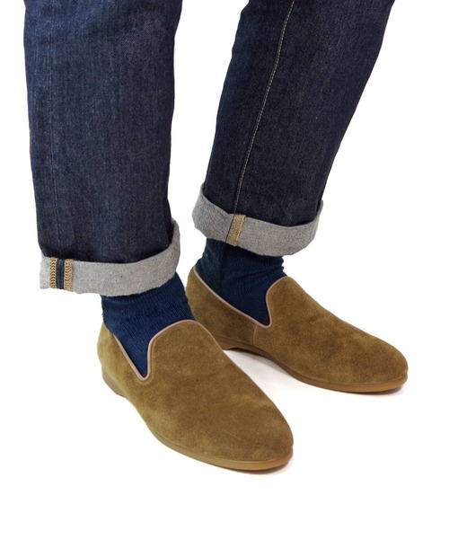 VARISISTA（ヴァリジスタ）の「VARISISTA/ヴァリジスタ  オペラシューズ【ZD1181】（ローファー・メンズ・ネイビー/カーキ/ベージュ・41/43/42/40/44/39）」の3枚目の写真