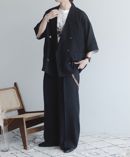 セール】リネンライクワイドバギースラックス（スラックス）｜epnok