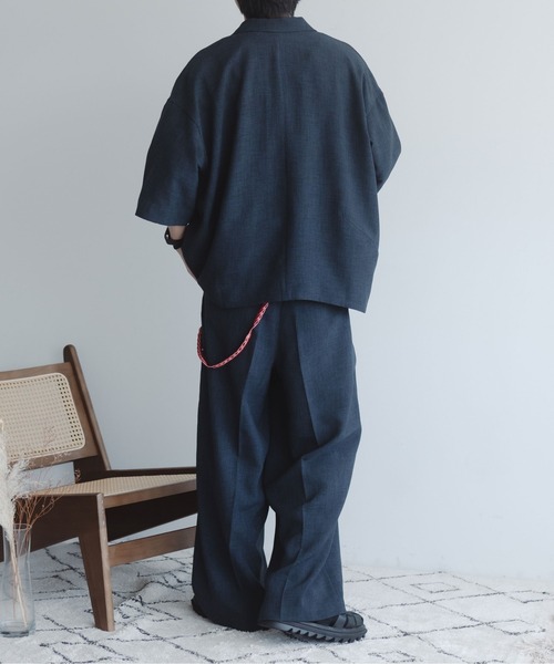 セール】リネンライクワイドバギースラックス（スラックス）｜epnok