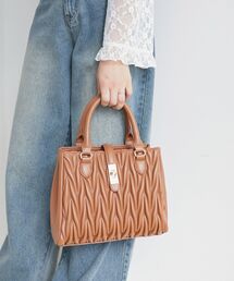 MAJESTIC LEGON | クラシカルスクエアハンドバッグ(ショルダーバッグ)