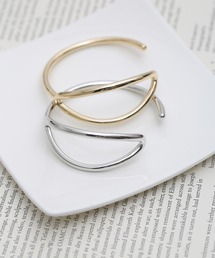 【Peony/ピオニー】/細めニュアンスデザインバングル