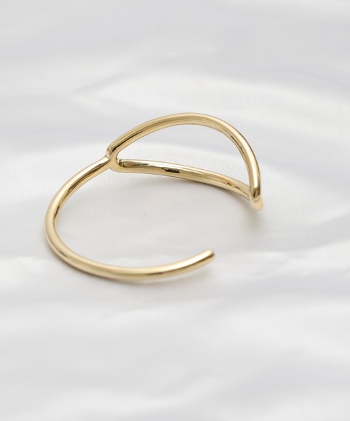 LINFA　（リンファ）の「【Peony/ピオニー】/細めニュアンスデザインバングル（バングル/リストバンド・レディース・ゴールド/シルバー・FREE）」の4枚目の写真