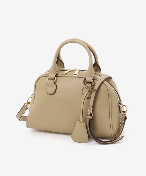 le.coeur blanc（ルクールブラン）の「フェイクレザーボストンBAG（ボストンバッグ・レディース・ブルー/ベージュ/オリーブ/ブラック・FREE）」の5枚目の写真