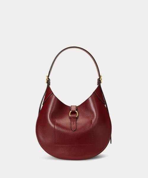 POLO RALPH LAUREN（ポロ ラルフ ローレン）の「Polo ID レザー スモール ショルダー バッグ（ショルダーバッグ・レディース・レッド・ONE）」の3枚目の写真