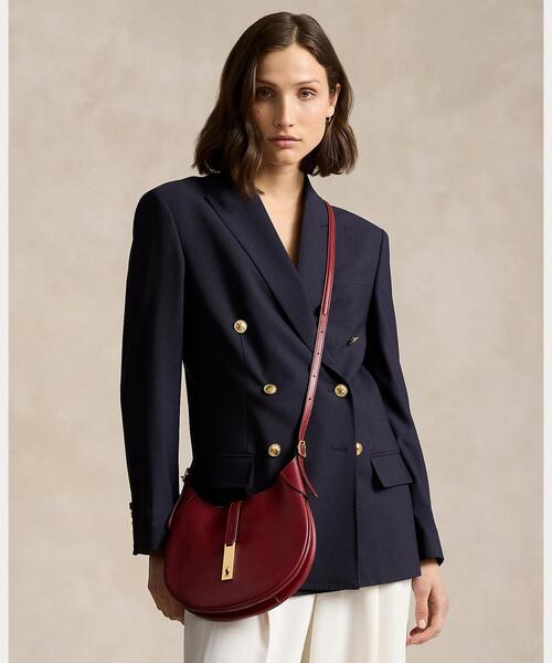 POLO RALPH LAUREN（ポロ ラルフ ローレン）の「Polo ID レザー スモール ショルダー バッグ（ショルダーバッグ・レディース・レッド・ONE）」の7枚目の写真