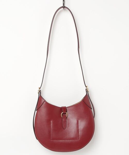 POLO RALPH LAUREN（ポロ ラルフ ローレン）の「Polo ID レザー スモール ショルダー バッグ（ショルダーバッグ・レディース・レッド・ONE）」の9枚目の写真