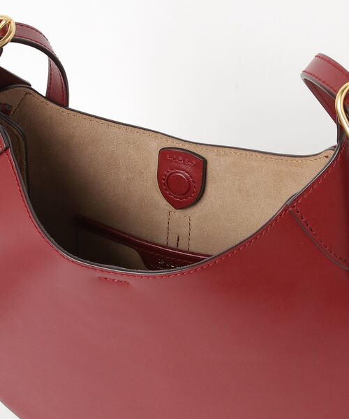 POLO RALPH LAUREN（ポロ ラルフ ローレン）の「Polo ID レザー スモール ショルダー バッグ（ショルダーバッグ・レディース・レッド・ONE）」の11枚目の写真