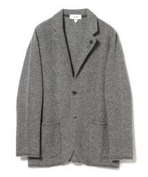 LARDINI（ラルディーニ）の「【別注】LARDINI / ウール ジャカード ニットジャケット（ニット/セーター・メンズ）」