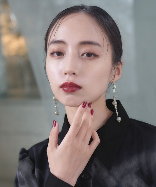 HARE（ハレ）の「ボールMIX2Pイヤカフ(HARE)（イヤーカフ・レディース・シルバー/ホワイト・FREE）」の11枚目の写真