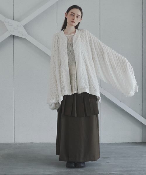 Utusiyo(ウツシヨ)の「wrap slacks 共鳴(スラックス・メンズ・ブラウン/ブラック・MEDIUM/LARGE)」の3枚目の写真
