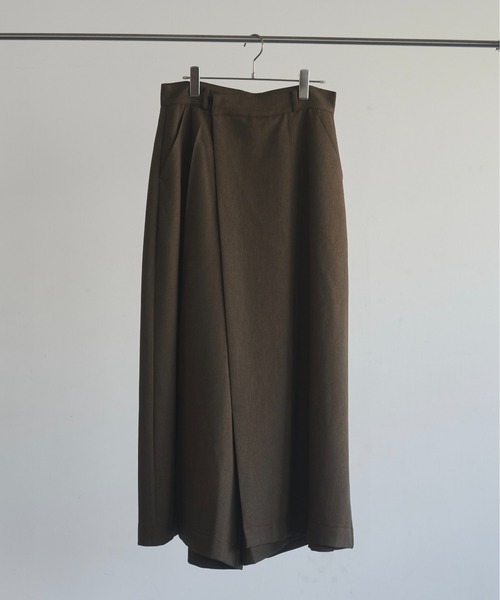 Utusiyo(ウツシヨ)の「wrap slacks 共鳴(スラックス・メンズ・ブラウン/ブラック・MEDIUM/LARGE)」の19枚目の写真