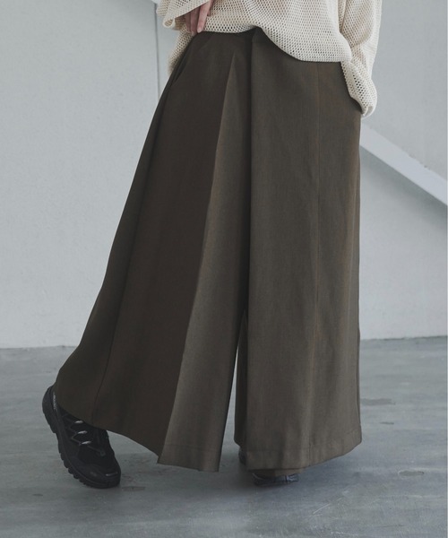 Utusiyo(ウツシヨ)の「wrap slacks 共鳴(スラックス・メンズ・ブラウン/ブラック・MEDIUM/LARGE)」の10枚目の写真