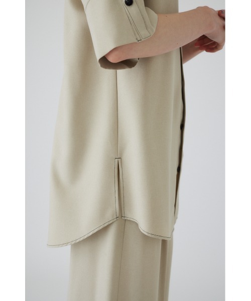 RIM.ARK リムアーク 24SS Half sleeve stitch SH ハーフスリーブステッチシャツ 460HAN30-0631 ネイビー F ITAHGXTVAIF6 RIM.ARK リムアーク 24SS Half sleeve stitch SH ハーフスリーブ
