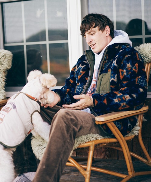 【セール】キルト×柄ボアひっくりJK（その他アウター）｜KRIFF MAYER（クリフメイヤー） 8,433円