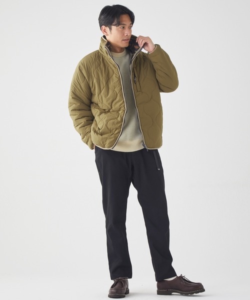 KRIFF MAYER(クリフメイヤー)の「キルト×柄ボアひっくりJK(その他アウター・メンズ・ブラック/キャメル/オリーブ・MEDIUM/LARGE/X-LARGE)」の15枚目の写真