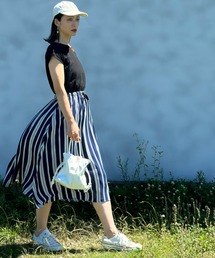 配色ワンピース