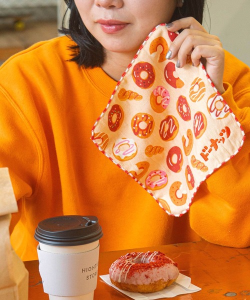 ニューレトロ（ニューレトロ）の「ニューレトロ よいこのミニタオル ハンカチ ハンドタオル（ハンカチ/ハンドタオル・レディース・グリーン/ベージュ/ライトブルー/ブルー/イエロー/ブラック・FREE）」の3枚目の写真