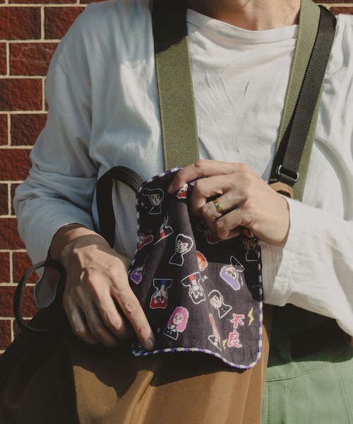 ニューレトロ（ニューレトロ）の「ニューレトロ よいこのミニタオル ハンカチ ハンドタオル（ハンカチ/ハンドタオル・レディース・グリーン/ベージュ/ライトブルー/ブルー/イエロー/ブラック・FREE）」の2枚目の写真