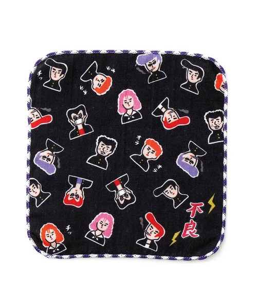 ニューレトロ（ニューレトロ）の「ニューレトロ よいこのミニタオル ハンカチ ハンドタオル（ハンカチ/ハンドタオル・レディース・グリーン/ベージュ/ライトブルー/ブルー/イエロー/ブラック・FREE）」の21枚目の写真