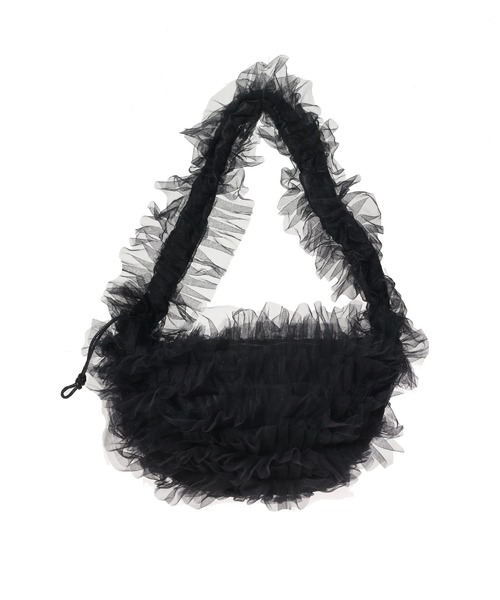 fifth(フィフス)の「チュールドロストバッグ(ショルダーバッグ・レディース・ブルー/ピンク/ブラック・FREE)」の17枚目の写真