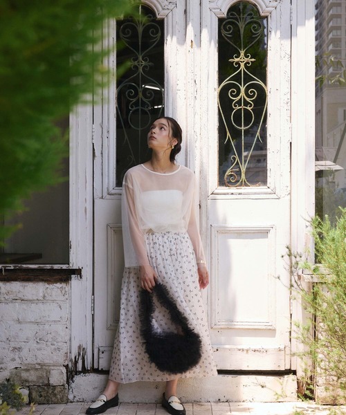 fifth(フィフス)の「チュールドロストバッグ(ショルダーバッグ・レディース・ブルー/ピンク/ブラック・FREE)」の7枚目の写真