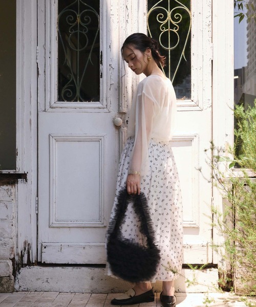 fifth(フィフス)の「チュールドロストバッグ(ショルダーバッグ・レディース・ブルー/ピンク/ブラック・FREE)」の6枚目の写真