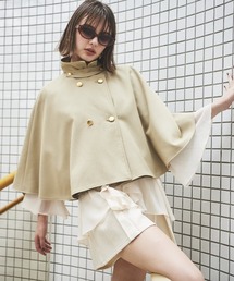AND COUTURE（アンドクチュール）の「ショートケープジャケットコート（その他アウター）」