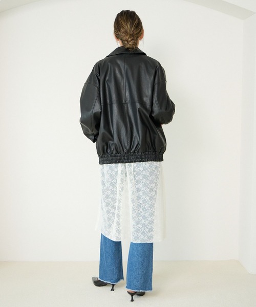 BAYFLOW フェイクレザージャケット BAYFLOW｜≪予約≫フェイクレザージャケット | Rakuten Fashion