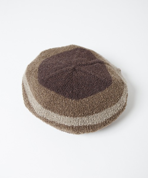 Curling Yarn Knit Tam Beret / リングヤーンニットタムベレー（ニットキャップ/ビーニー）｜RACAL（ラカル）