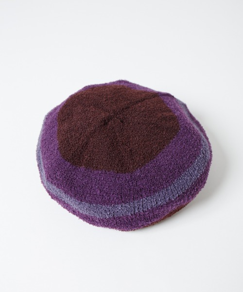 Curling Yarn Knit Tam Beret / リングヤーンニットタムベレー（ニットキャップ/ビーニー）｜RACAL（ラカル）