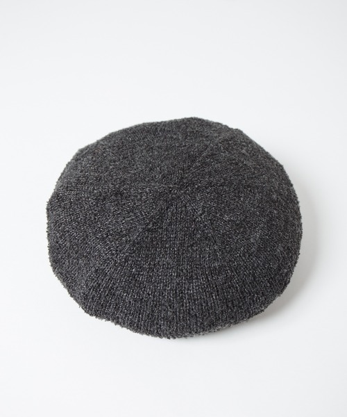 Curling Yarn Knit Tam Beret / リングヤーンニットタムベレー（ニットキャップ/ビーニー）｜RACAL（ラカル）