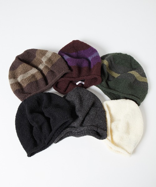 Curling Yarn Knit Tam Beret / リングヤーンニットタムベレー（ニットキャップ/ビーニー）｜RACAL（ラカル）