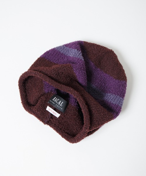 Curling Yarn Knit Tam Beret / リングヤーンニットタムベレー（ニットキャップ/ビーニー）｜RACAL（ラカル）