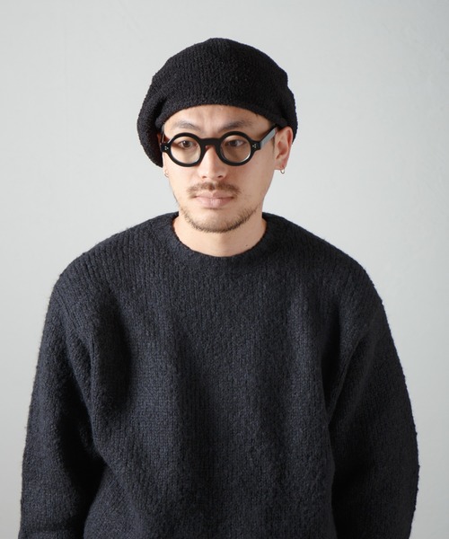 Curling Yarn Knit Tam Beret / リングヤーンニットタムベレー（ニットキャップ/ビーニー）｜RACAL（ラカル）