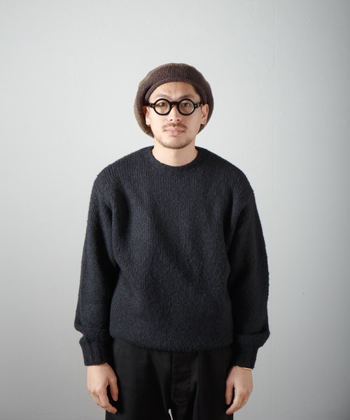 Curling Yarn Knit Tam Beret / リングヤーンニットタムベレー（ニットキャップ/ビーニー）｜RACAL（ラカル）