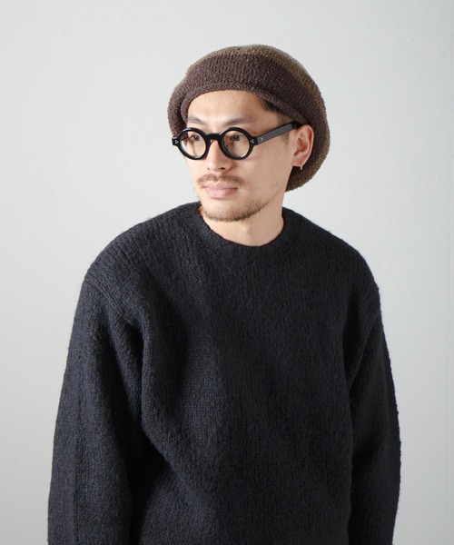 Curling Yarn Knit Tam Beret / リングヤーンニットタムベレー（ニットキャップ/ビーニー）｜RACAL（ラカル）