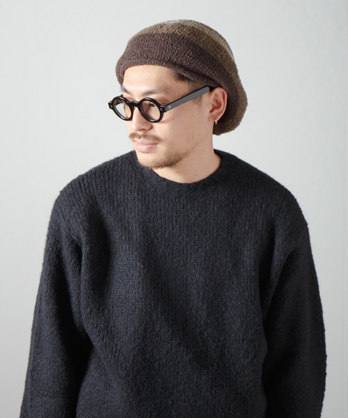 Curling Yarn Knit Tam Beret / リングヤーンニットタムベレー（ニットキャップ/ビーニー）｜RACAL（ラカル）