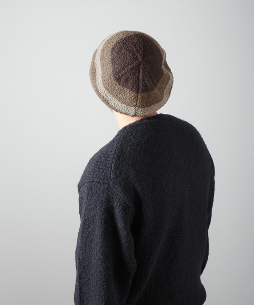 Curling Yarn Knit Tam Beret / リングヤーンニットタムベレー（ニットキャップ/ビーニー）｜RACAL（ラカル）