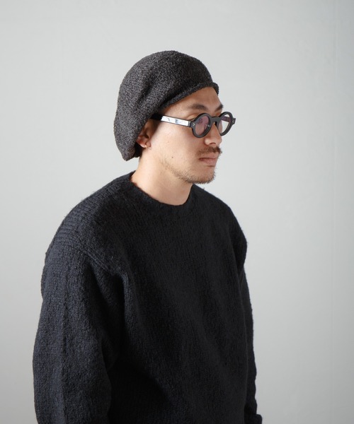 Curling Yarn Knit Tam Beret / リングヤーンニットタムベレー（ニットキャップ/ビーニー）｜RACAL（ラカル）