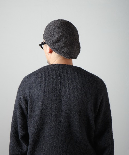 Curling Yarn Knit Tam Beret / リングヤーンニットタムベレー（ニットキャップ/ビーニー）｜RACAL（ラカル）