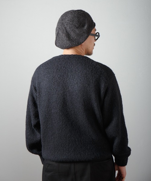 Curling Yarn Knit Tam Beret / リングヤーンニットタムベレー（ニットキャップ/ビーニー）｜RACAL（ラカル）