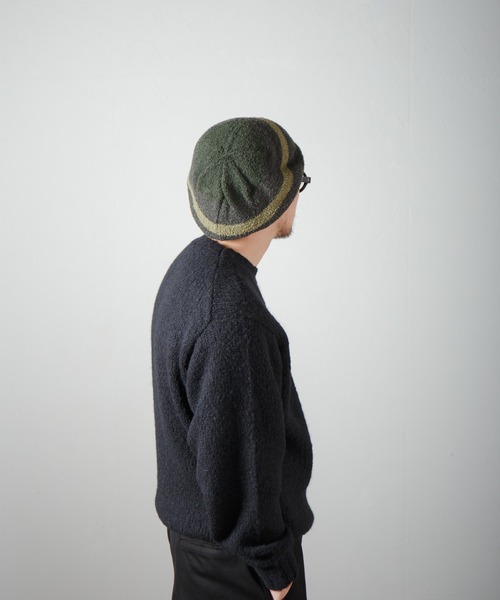 Curling Yarn Knit Tam Beret / リングヤーンニットタムベレー（ニットキャップ/ビーニー）｜RACAL（ラカル）