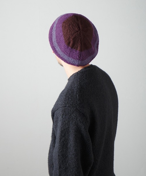 Curling Yarn Knit Tam Beret / リングヤーンニットタムベレー（ニットキャップ/ビーニー）｜RACAL（ラカル）