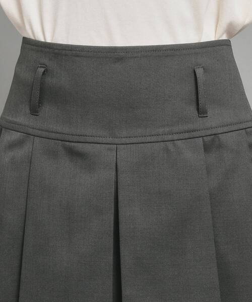 PINK-latte(ピンクラテ)の「◆【カラー追加/オールシーズン対応】ベルト付きプリーツスカート(スカート・キッズ・チャコールグレー/ブラック/ベージュ/ブラウン系・16/15 /14/13)」の13枚目の写真