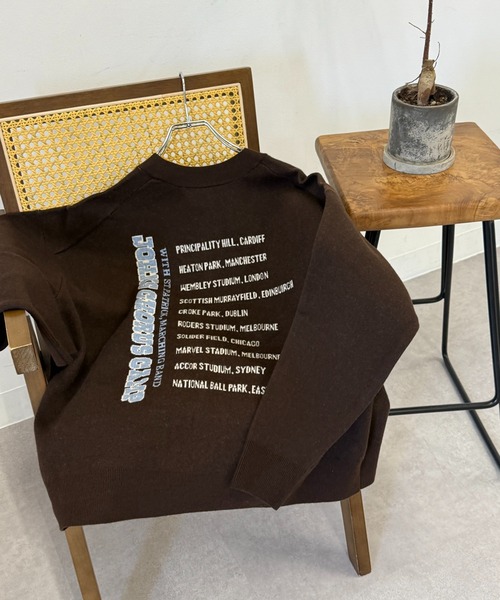 St.Johns 3rd club（セントジョンズサードクラブ）の「【St.Johns 3rd club】カレッジニットカーディガン（カーディガン/ボレロ・レディース・グレー/ブラウン/ネイビー/チャコールグレー/バーガンディー/グレー系2・FREE）」の15枚目の写真