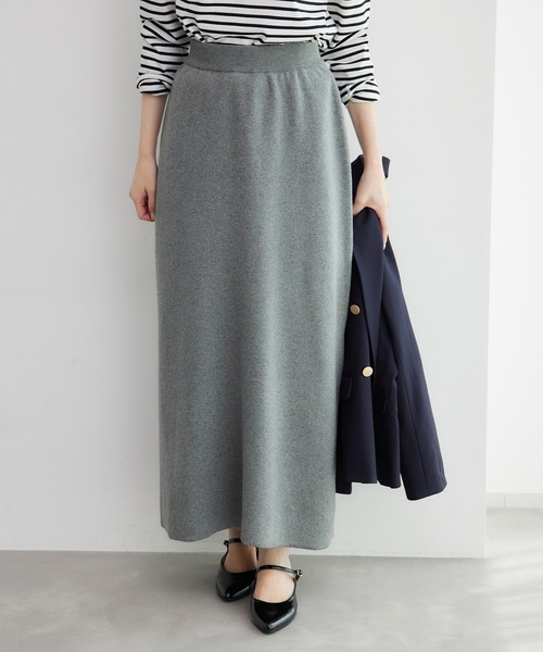 【セール】【emur/エミュール】スウェットライクニットスカート/セットアップ対応（スカート）｜ROPE' PICNIC（ロペピクニック）