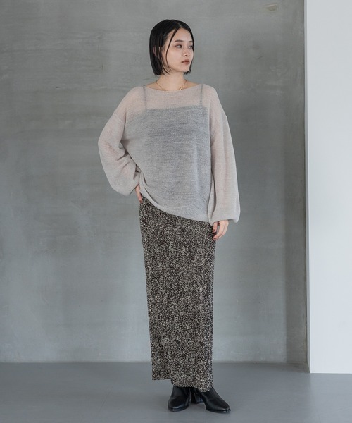 A part by(アパートバイ)の「Babyモヘヤプルオーバー_長袖(ニット/セーター・レディース・グリーン系その他4/オフホワイト/チャコールグレー/ライトベージュ/ライトブラウン/グリーン系その他2・FREE)」の8枚目の写真