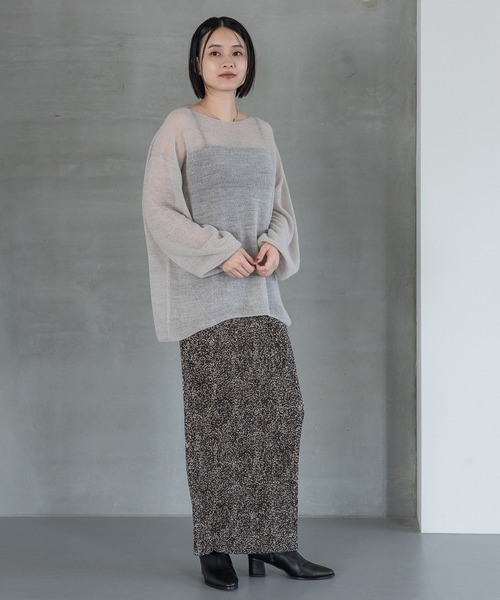 A part by(アパートバイ)の「Babyモヘヤプルオーバー_長袖(ニット/セーター・レディース・グリーン系その他4/オフホワイト/チャコールグレー/ライトベージュ/ライトブラウン/グリーン系その他2・FREE)」の9枚目の写真